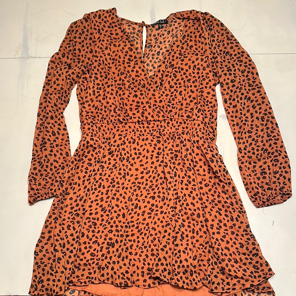 Flowy Leopard Print Dress